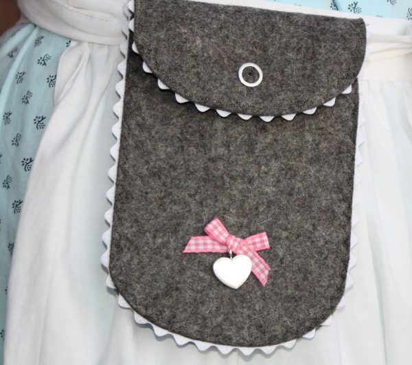 Dirndltasche Grau