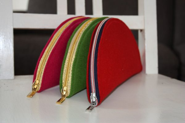 Filztasche (halbrund)