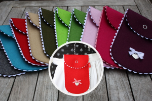 Kirili - Dirndltasche aus Filz in vielen verschiedenen Farben